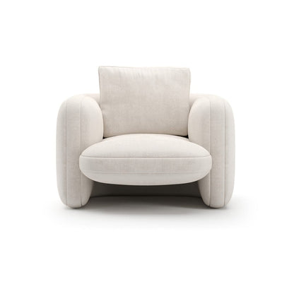 Caracole - Overlap Chair Ecru - UPH-425V-032-B view 2