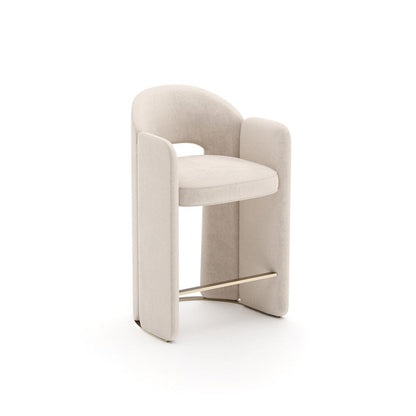 Caracole - Overlap Counter Stool Ivory - CLA-425V-311 view 1