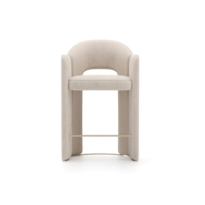 Caracole - Overlap Counter Stool Ivory - CLA-425V-311 view 2