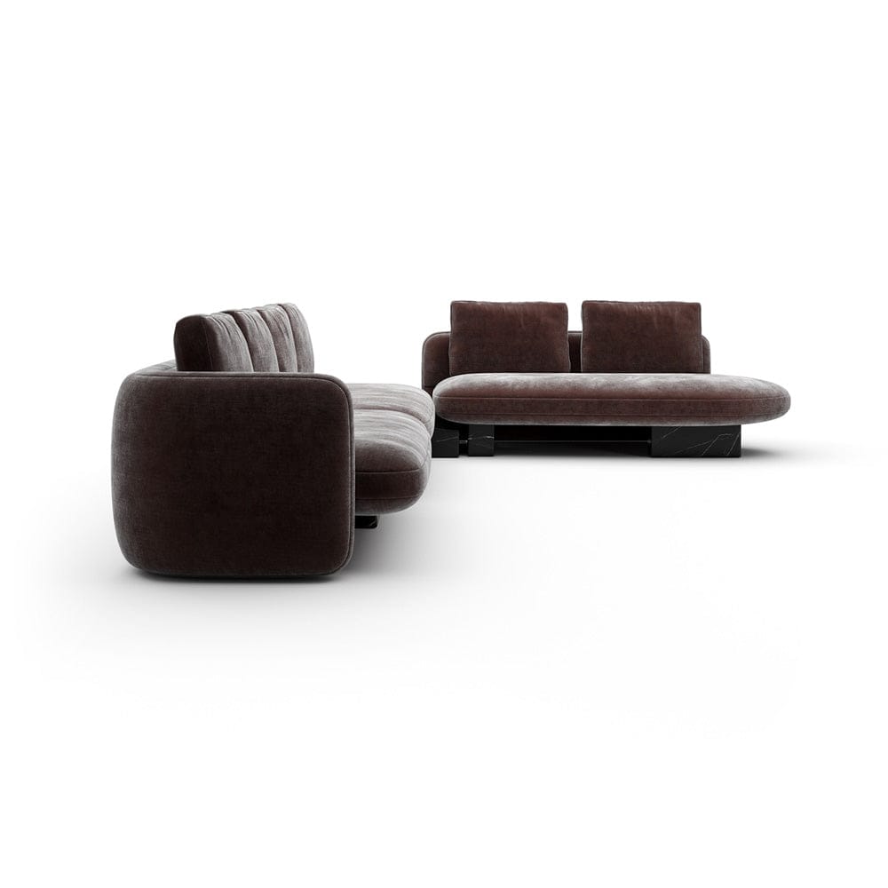 Caracole - Overlap L Bumper Sectional Dk Taupe - UPH-425V-SEC4-A view 3