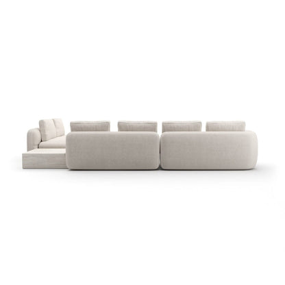 Caracole - Overlap L Bumper Sectional Ecru - UPH-425V-SEC4-B view 4