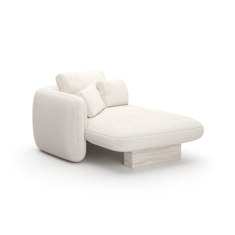 Caracole - Overlap Laf Chaise Ecru - UPH-425V-LH5-B view 1