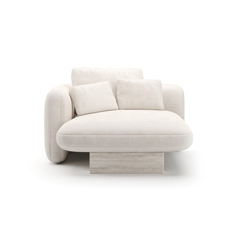 Caracole - Overlap Laf Chaise Ecru - UPH-425V-LH5-B view 2