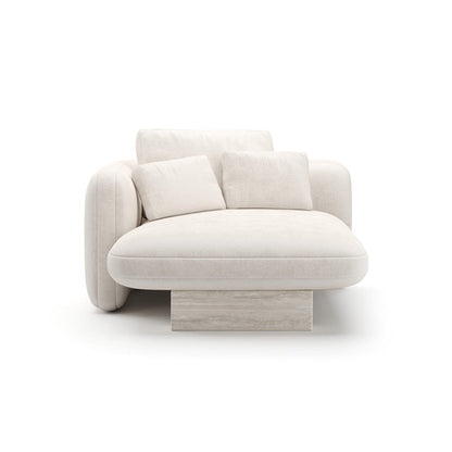 Caracole - Overlap Laf Chaise Ecru - UPH-425V-LH5-B view 2