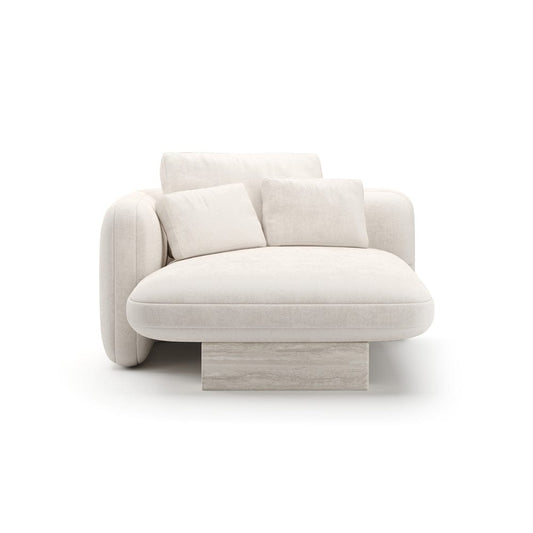 Caracole - Overlap Laf Chaise Ecru - UPH-425V-LH5-B view 2