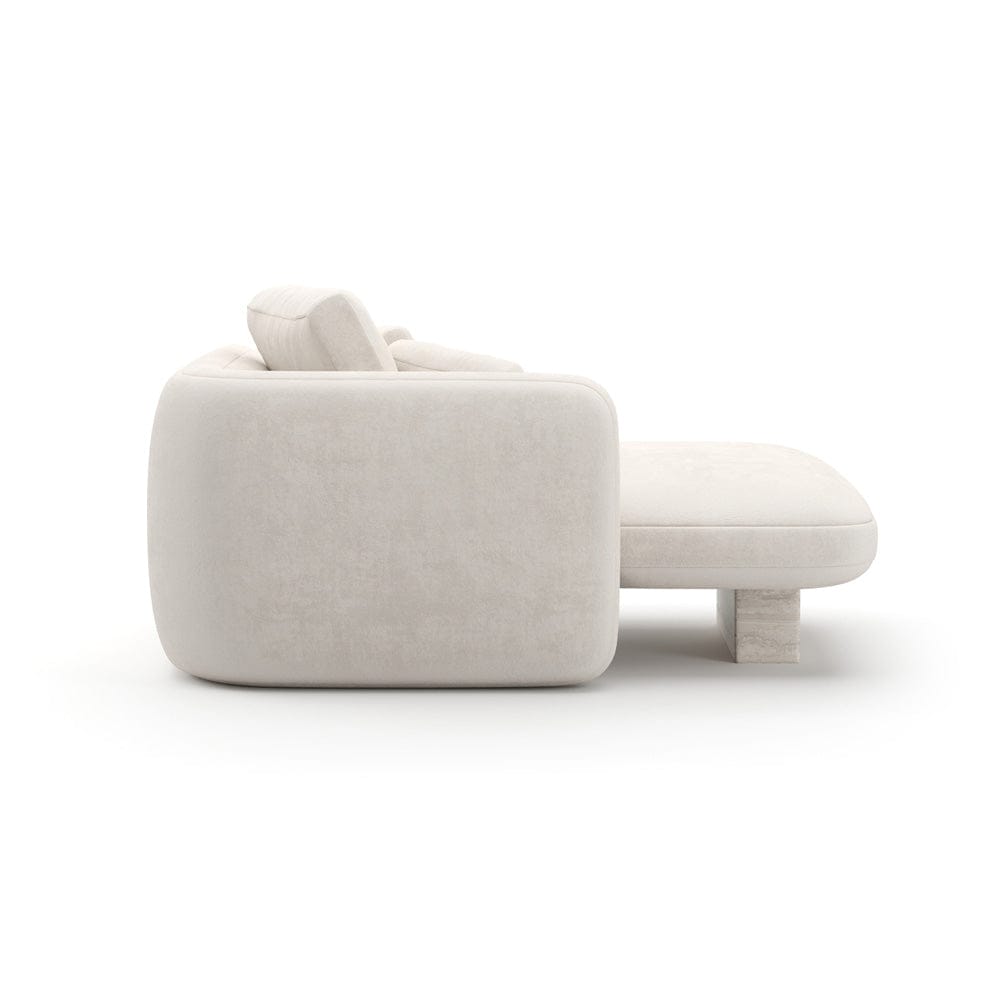 Caracole - Overlap Laf Chaise Ecru - UPH-425V-LH5-B view 3