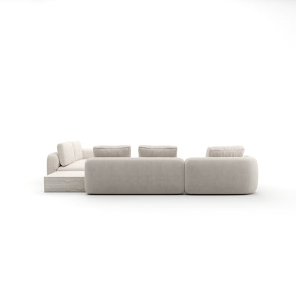 Caracole - Overlap Large Left Chaise Sectional Ecru - UPH-425V-SEC29-B view 4