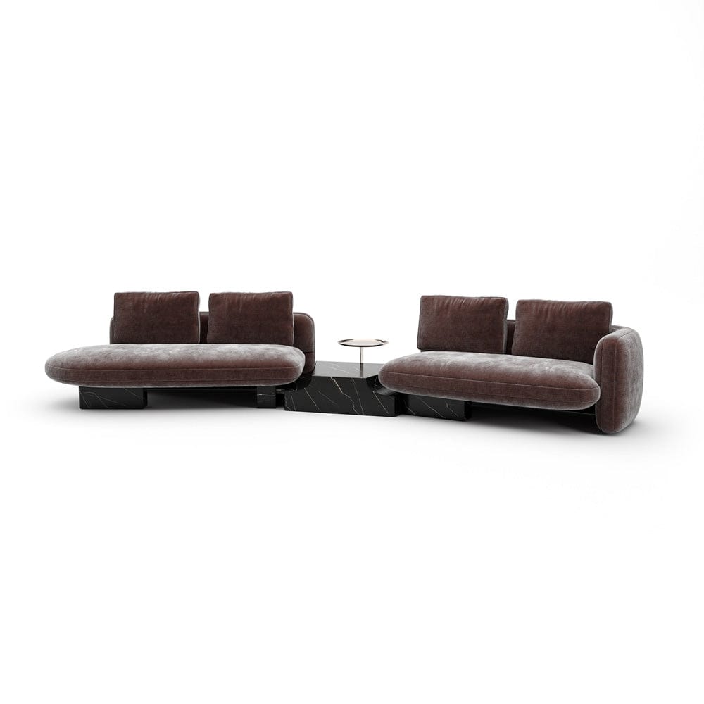 Caracole - Overlap Left Bumper Sectional Dk Taupe - UPH-425V-SEC2-A view 2