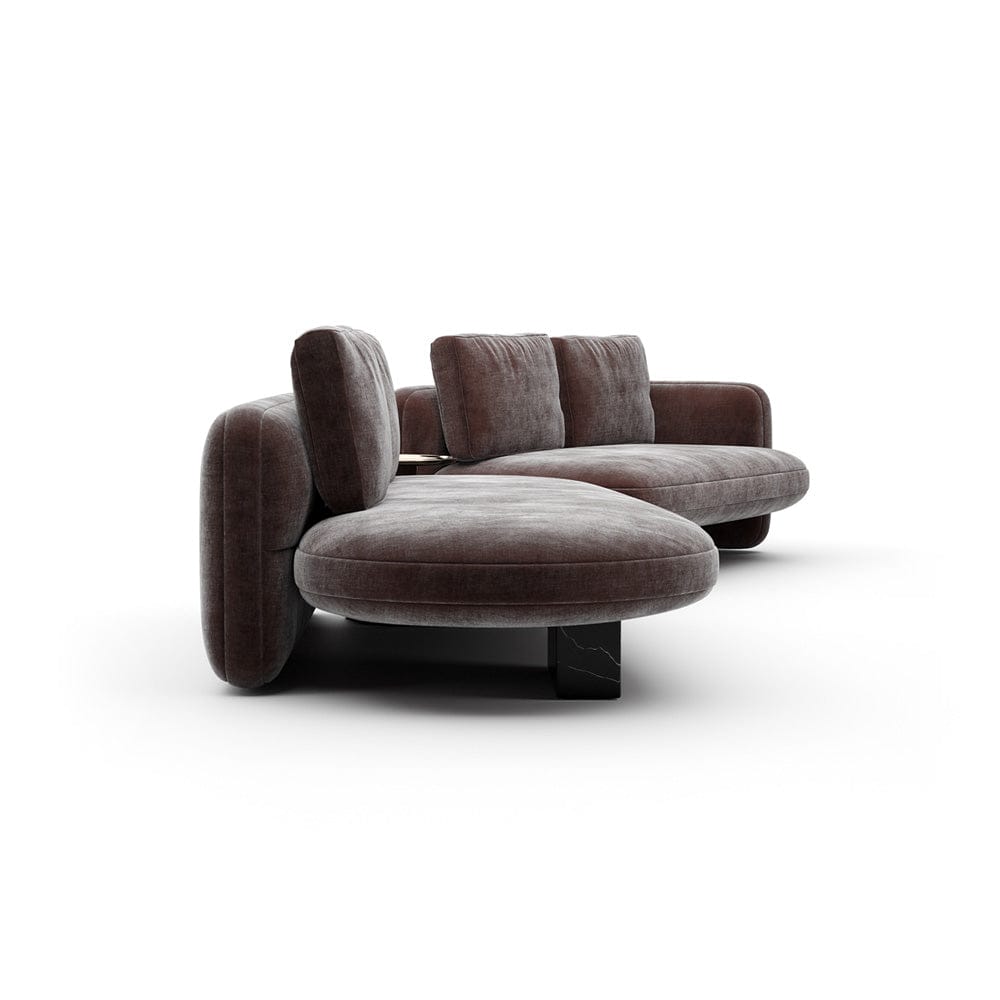 Caracole - Overlap Left Bumper Sectional Dk Taupe - UPH-425V-SEC2-A view 3