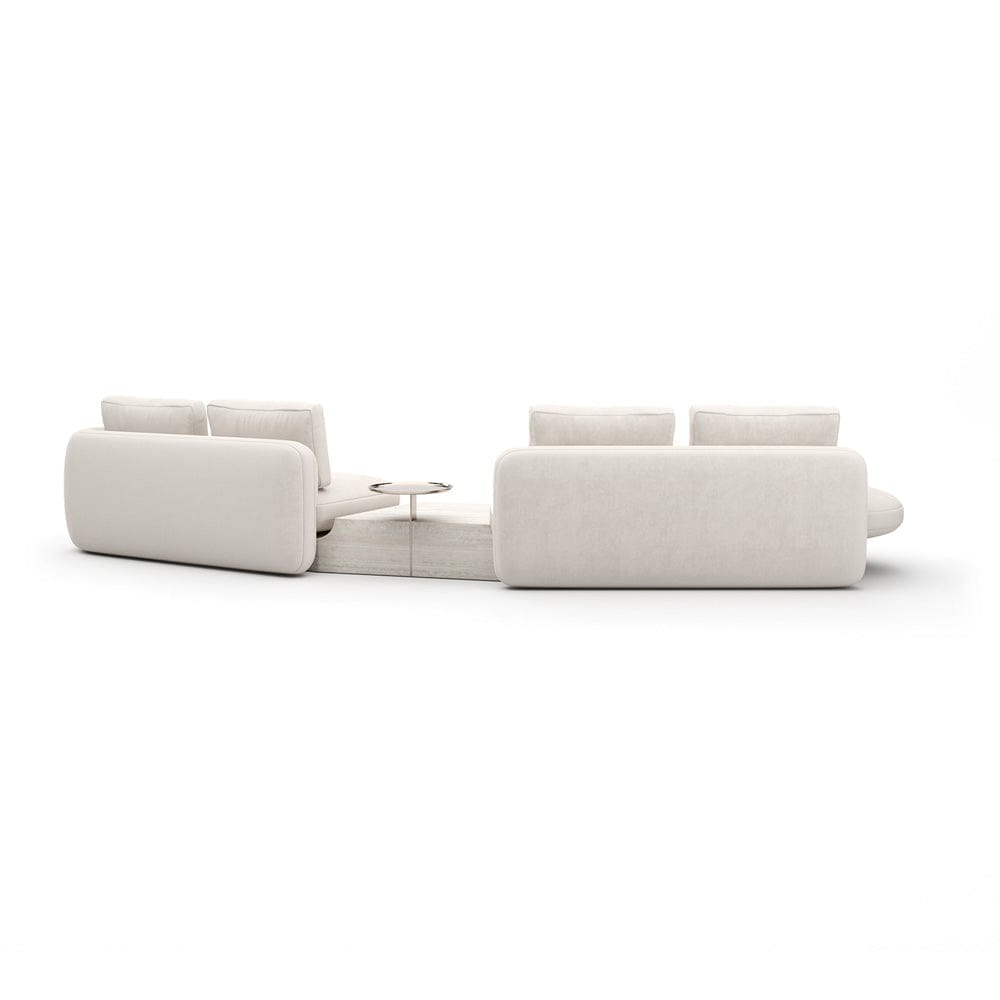 Caracole - Overlap Left Bumper Sectional Ecru - UPH-425V-SEC2-B view 4