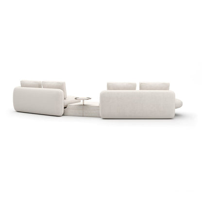 Caracole - Overlap Left Bumper Sectional Ecru - UPH-425V-SEC2-B view 4
