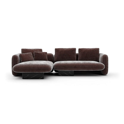Caracole - Overlap Left Chaise Sec Small Dk Taupe - UPH-425V-SEC6-A view 2