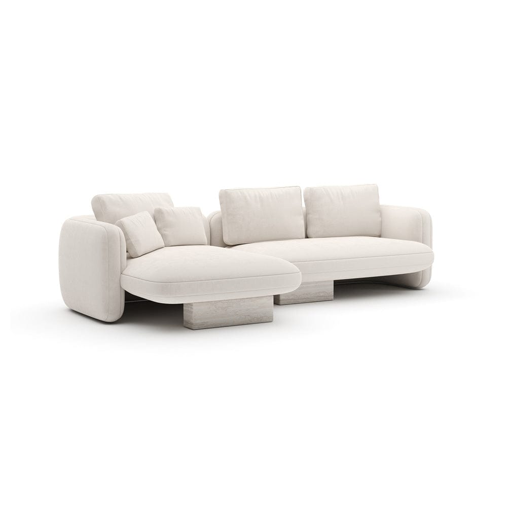 Caracole - Overlap Left Chaise Sec Small Ecru - UPH-425V-SEC6-B view 1