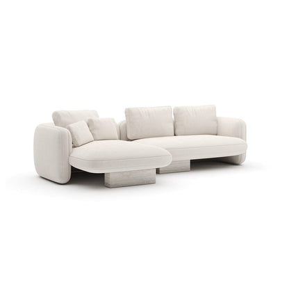 Caracole - Overlap Left Chaise Sec Small Ecru - UPH-425V-SEC6-B view 1