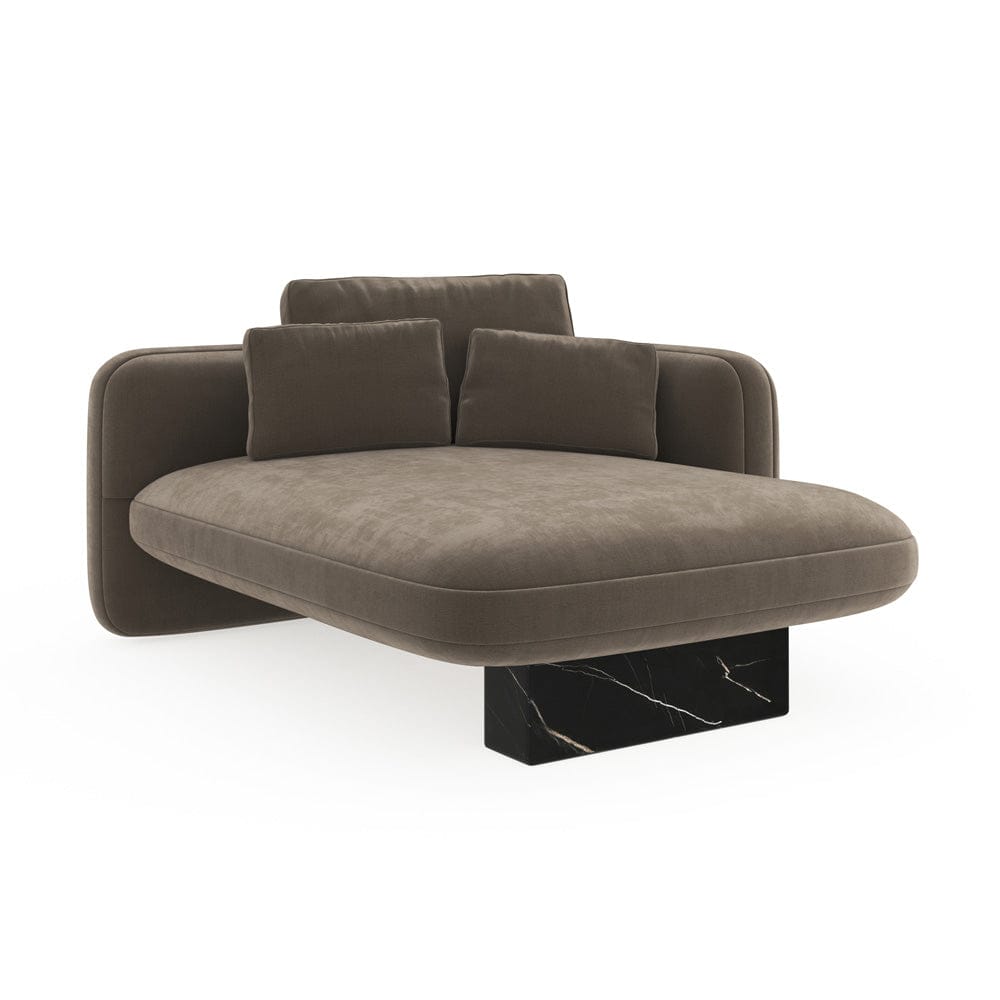 Caracole - Overlap Raf Chaise Dark Taupe - UPH-425V-RH5-A view 1