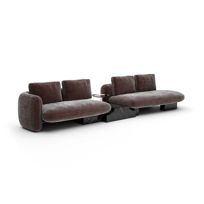 Caracole - Overlap Right Bumper Sectional Dk Taupe - UPH-425V-SEC1-A view 1