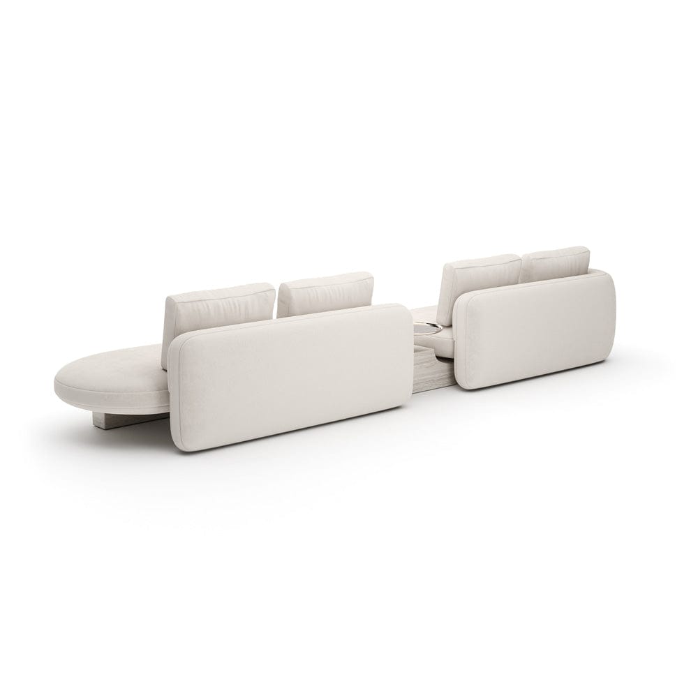 Caracole - Overlap Right Bumper Sectional Ecru - UPH-425V-SEC1-B view 4