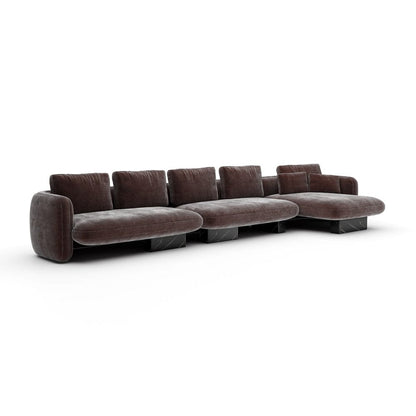 Caracole - Overlap Right Chaise Sec Large Dk Taupe - UPH-425V-SEC3-A view 1