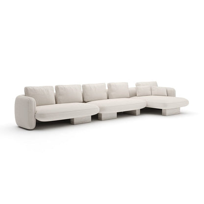 Caracole - Overlap Right Chaise Sec Large Ecru - UPH-425V-SEC3-B view 1