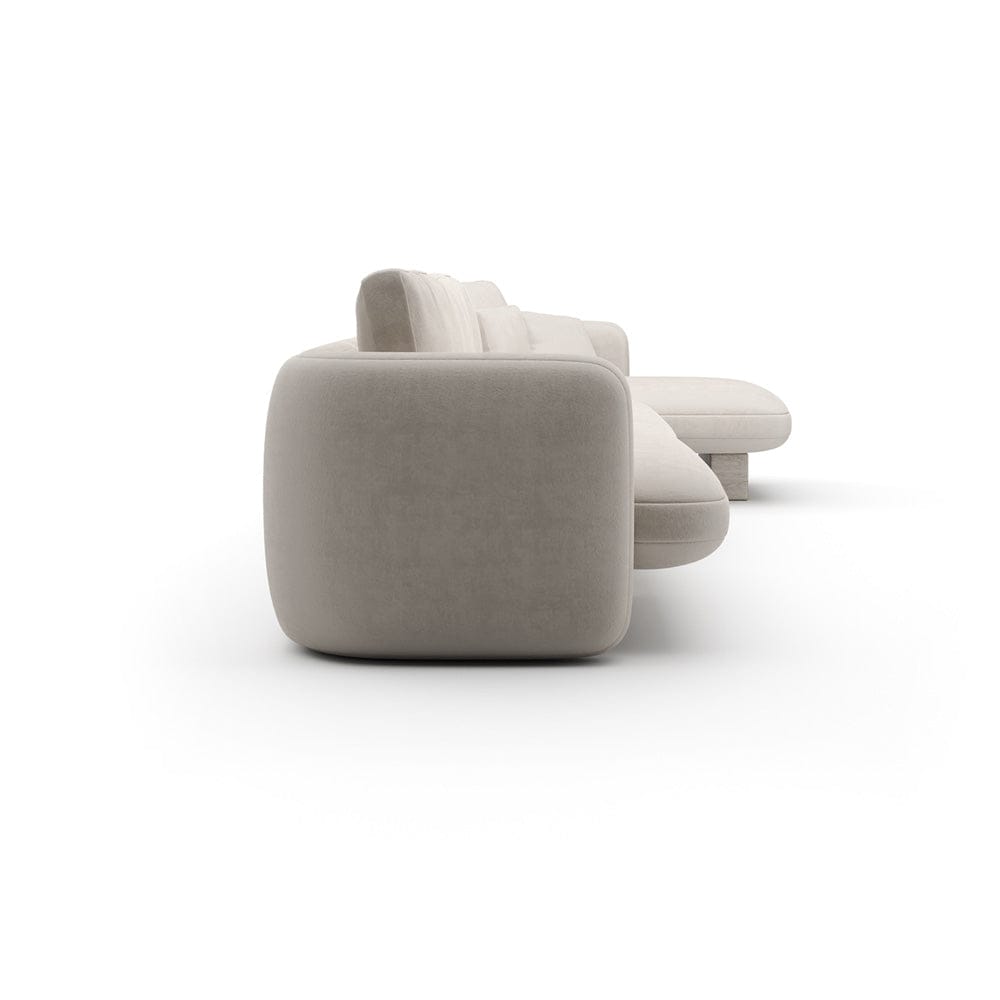 Caracole - Overlap Right Chaise Sec Large Ecru - UPH-425V-SEC3-B view 3