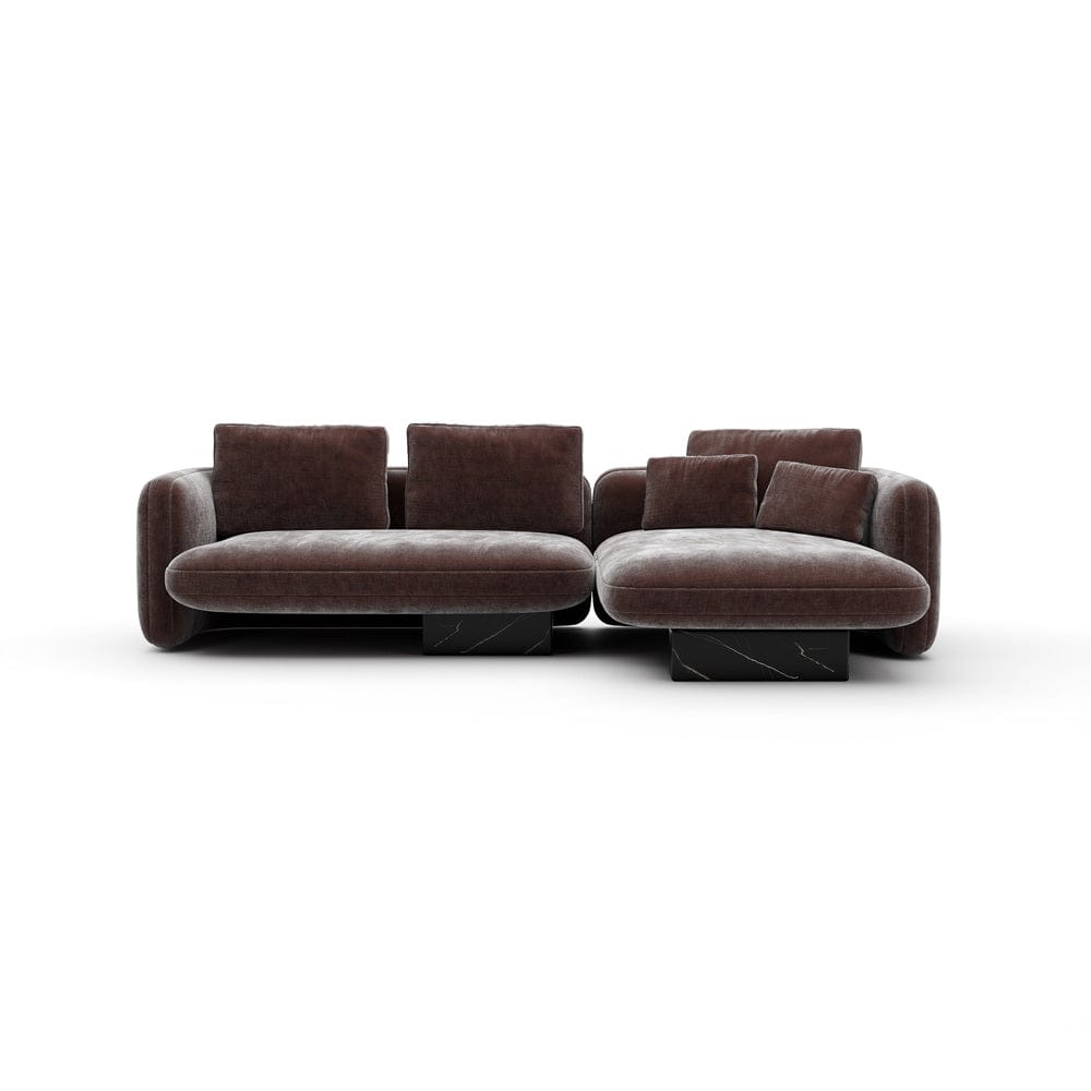 Caracole - Overlap Right Chaise Sec Small Dk Taupe - UPH-425V-SEC5-A view 2