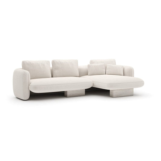 Caracole - Overlap Right Chaise Sec Small Ecru - UPH-425V-SEC5-B view 1