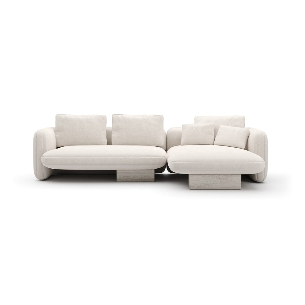 Caracole - Overlap Right Chaise Sec Small Ecru - UPH-425V-SEC5-B view 2