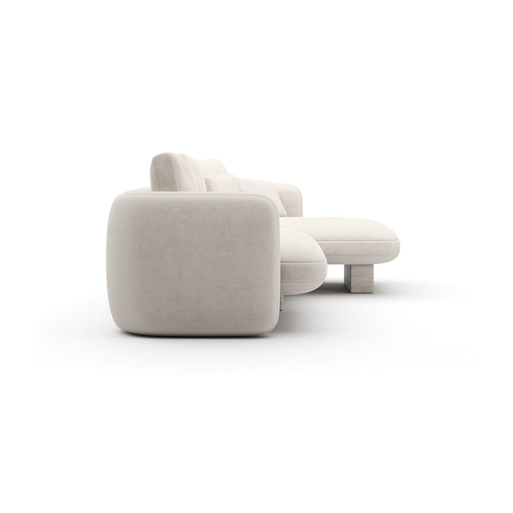Caracole - Overlap Right Chaise Sec Small Ecru - UPH-425V-SEC5-B view 3