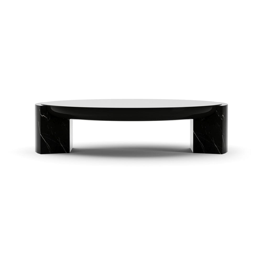 Caracole - Overlap Round Cocktail Table Dark - CLA-425V-407 view 2