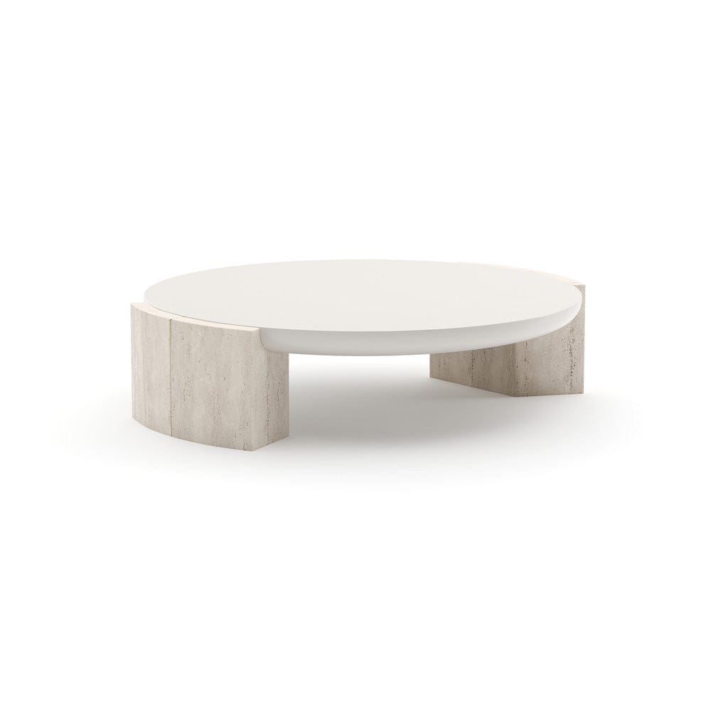 Caracole - Overlap Round Cocktail Table Light - CLA-425V-4025 view 1