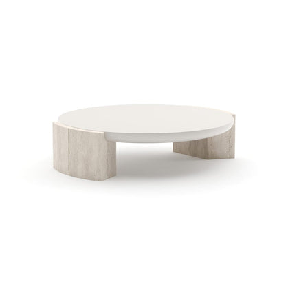 Caracole - Overlap Round Cocktail Table Light - CLA-425V-4025 view 1