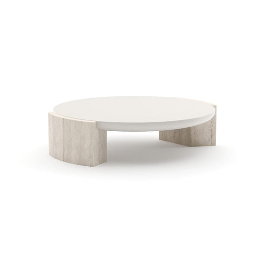 Caracole - Overlap Round Cocktail Table Light - CLA-425V-4025 view 1