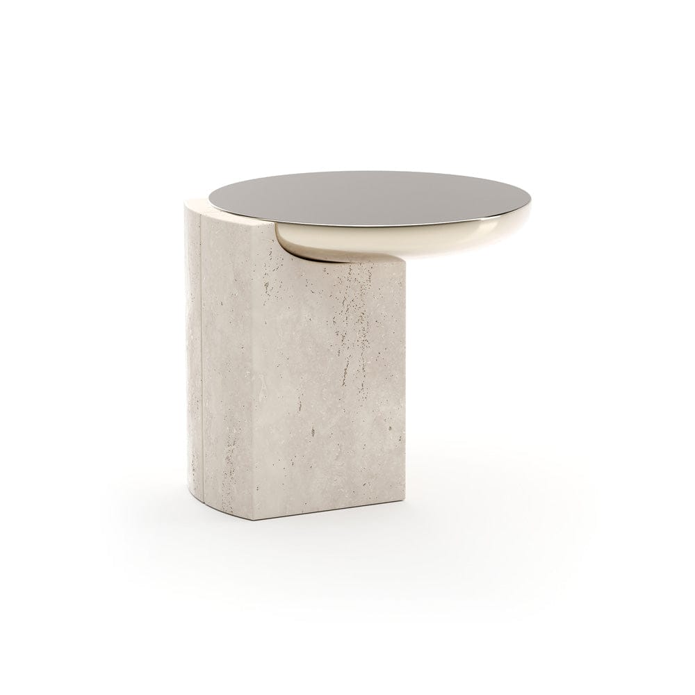 Caracole - Overlap Round Side Table Light - CLA-425V-4118 view 1
