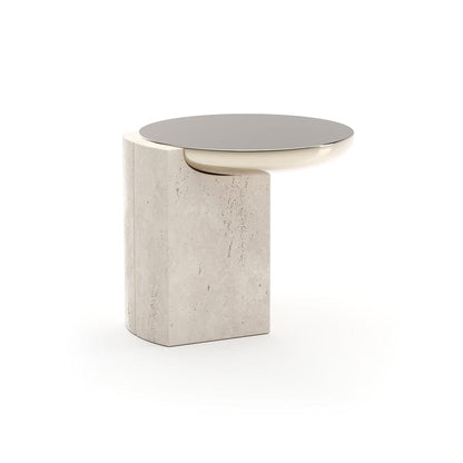 Caracole - Overlap Round Side Table Light - CLA-425V-4118 view 1