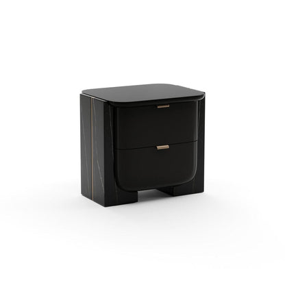 Caracole - Overlap Small Nightstand Dark - CLA-425V-0616 view 1