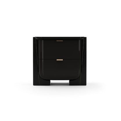 Caracole - Overlap Small Nightstand Dark - CLA-425V-0616 view 2