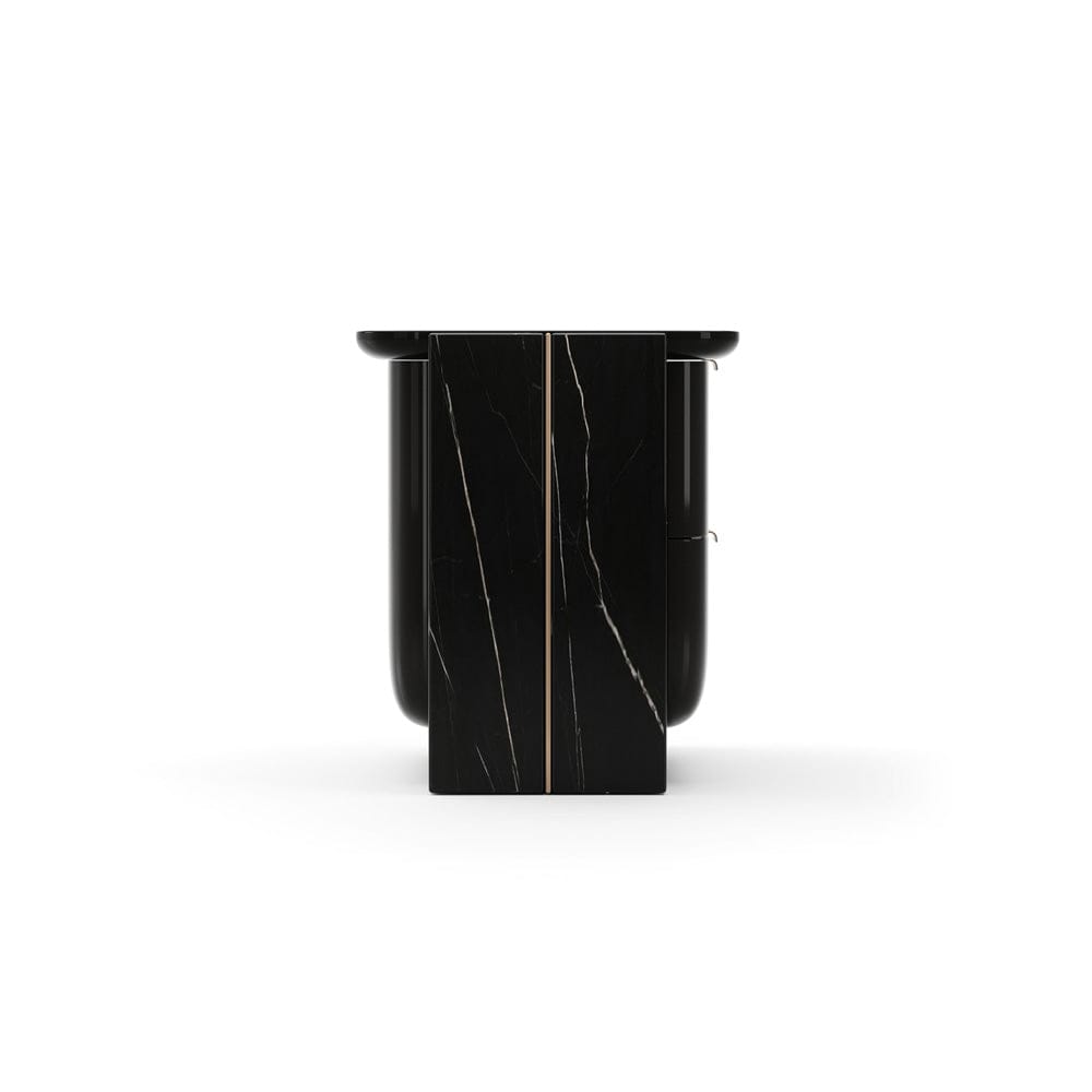 Caracole - Overlap Small Nightstand Dark - CLA-425V-0616 view 3