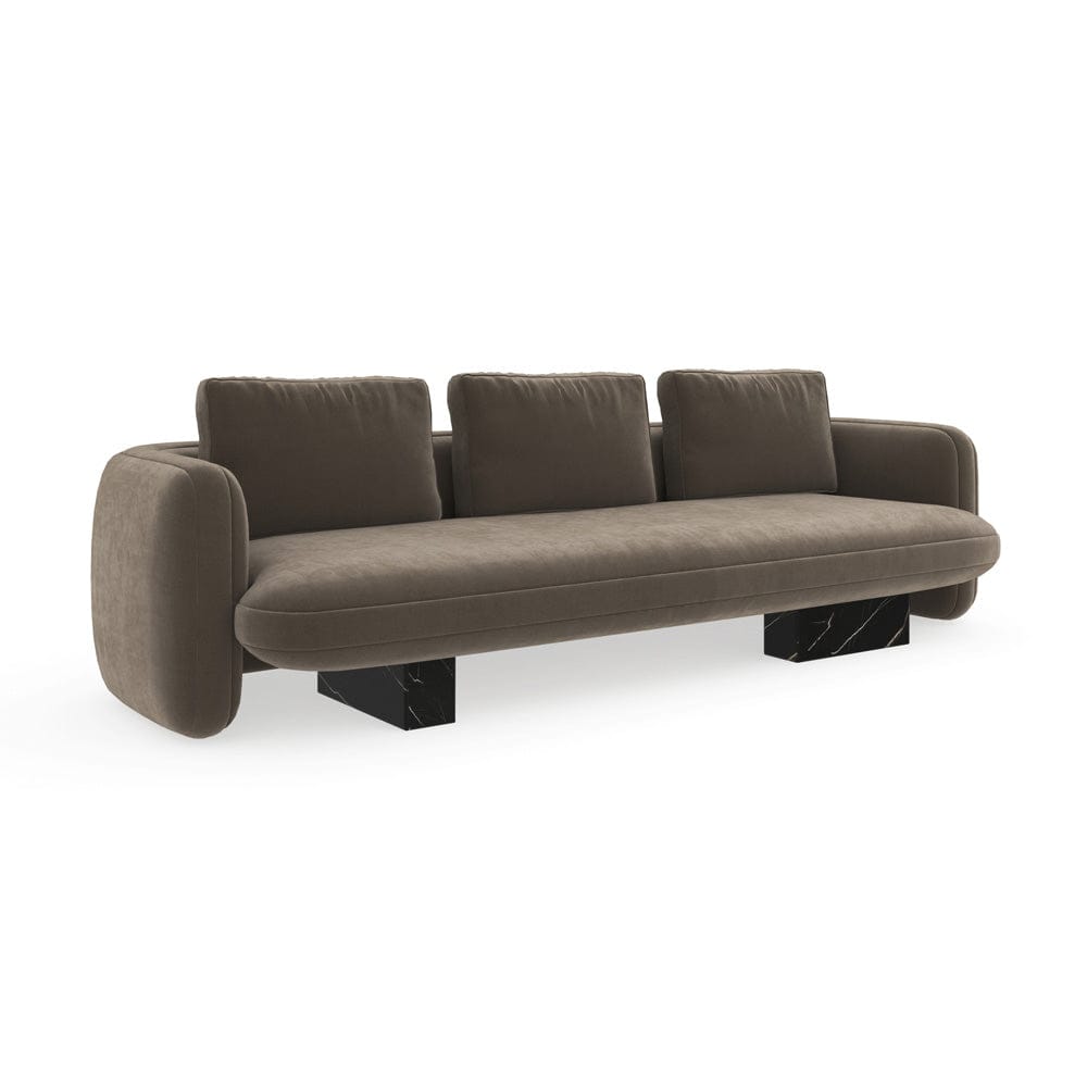 Caracole - Overlap Sofa Dark Taupe - UPH-425V-011-A view 1