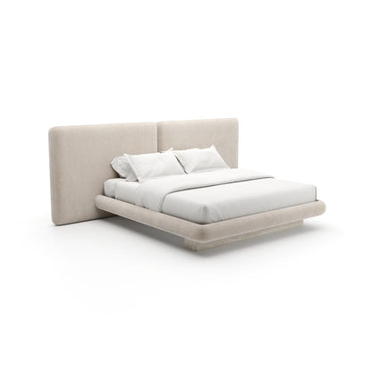Caracole - Overlap Uph 2 Panel  Kg Bed Ivory - CLA-425V-128 view 1