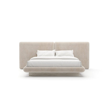 Caracole - Overlap Uph 2 Panel  Kg Bed Ivory - CLA-425V-128 view 2