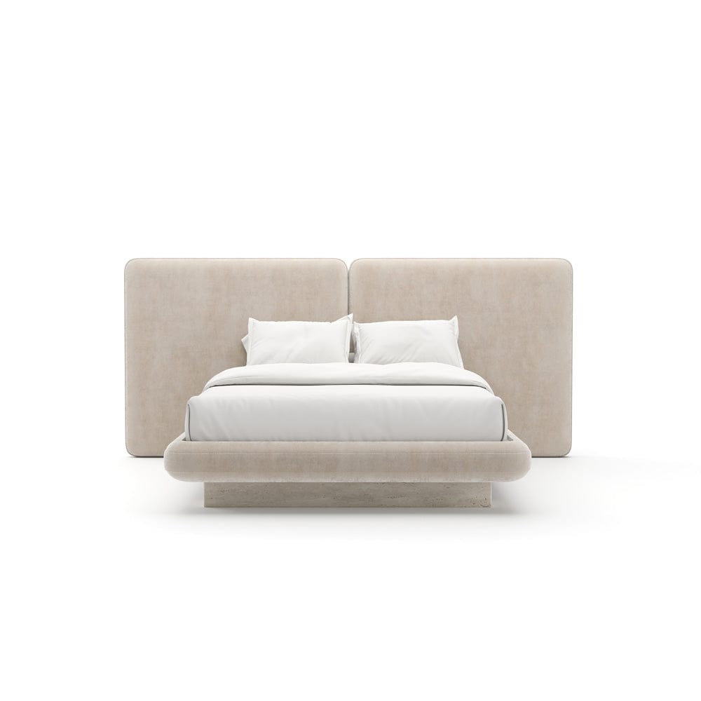 Caracole - Overlap Uph 2 Panel Qn Bed Ivory - CLA-425V-108 view 2