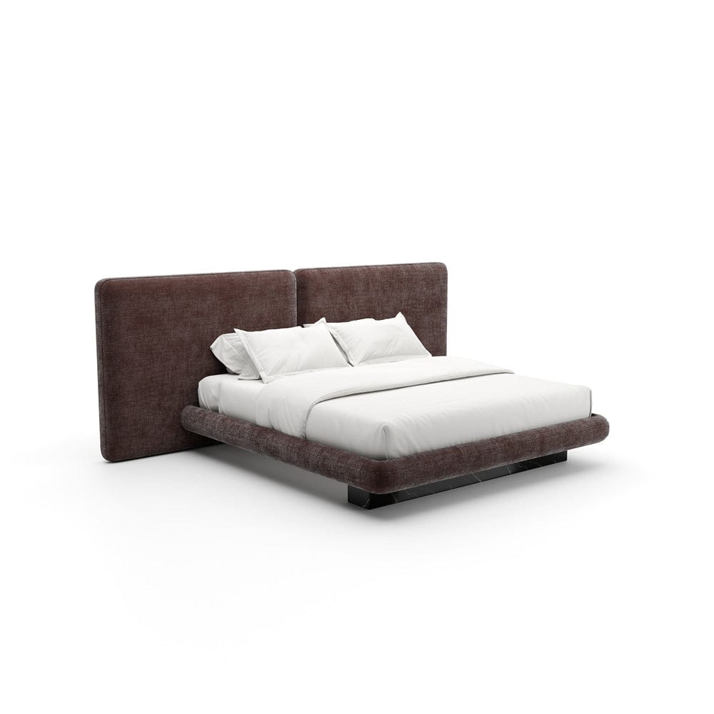 Caracole - Overlap Uph 2 Pnl Kg Bed Dk Taupe - CLA-425V-129 view 1