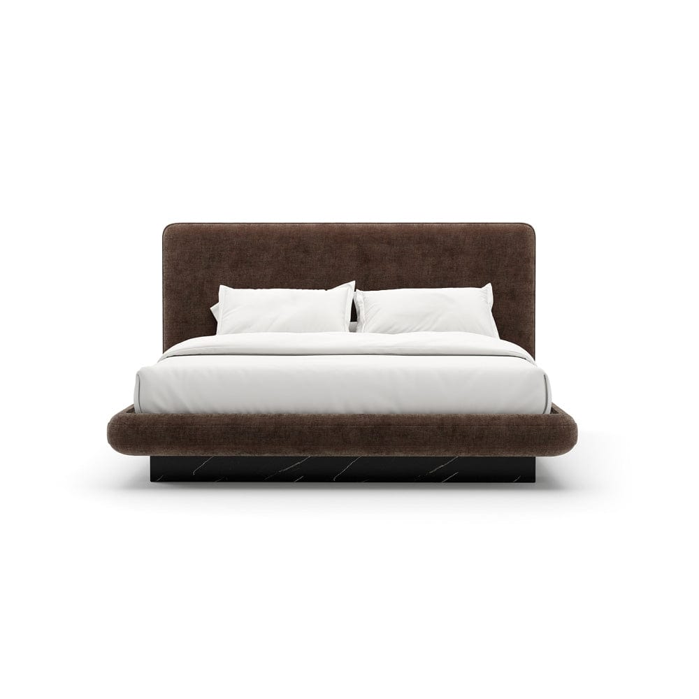 Caracole - Overlap Uph Kg Bed Dark Taupe - CLA-425V-127 view 2