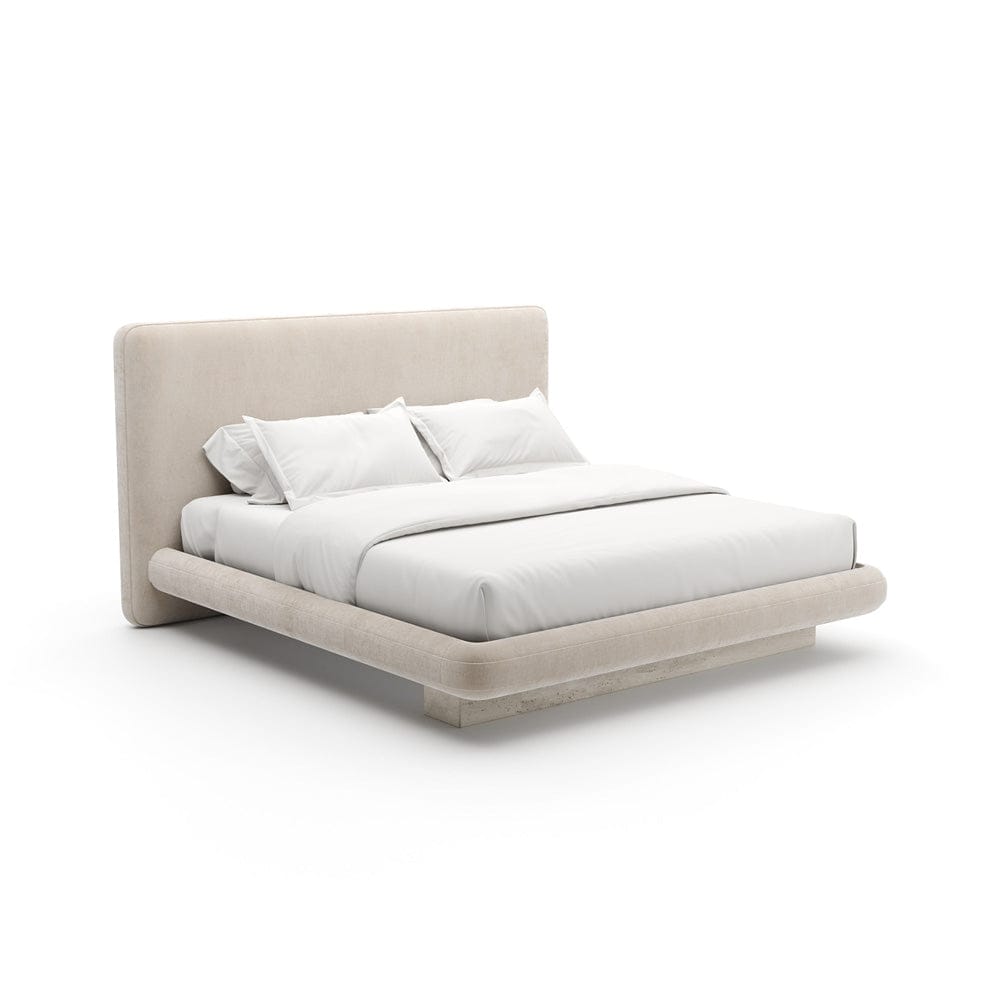 Caracole - Overlap Uph Kg Bed Ivory - CLA-425V-121 view 1
