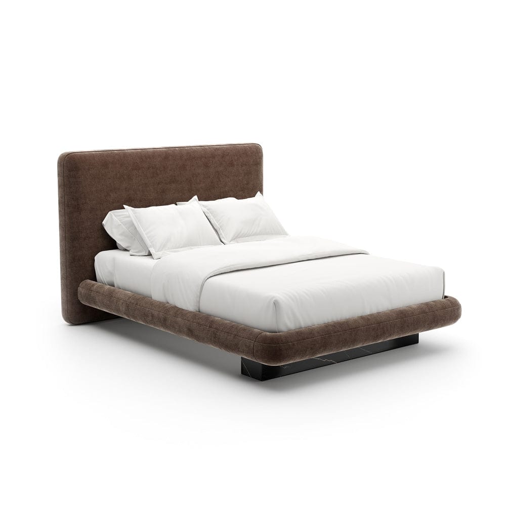 Caracole - Overlap Uph Qn Bed Dark Taupe - CLA-425V-107 view 1