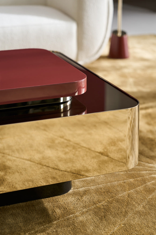 Caracole - Periphery Cocktail Table in Chocolate Truffle - CLA-024-4010