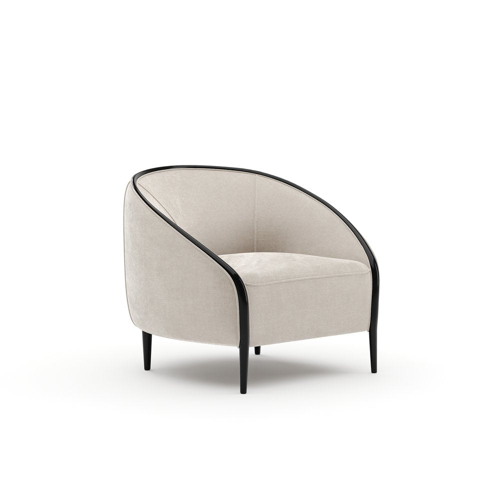 Caracole - Petit Accent Chair - Ivory - UPH-426-132-B view 1