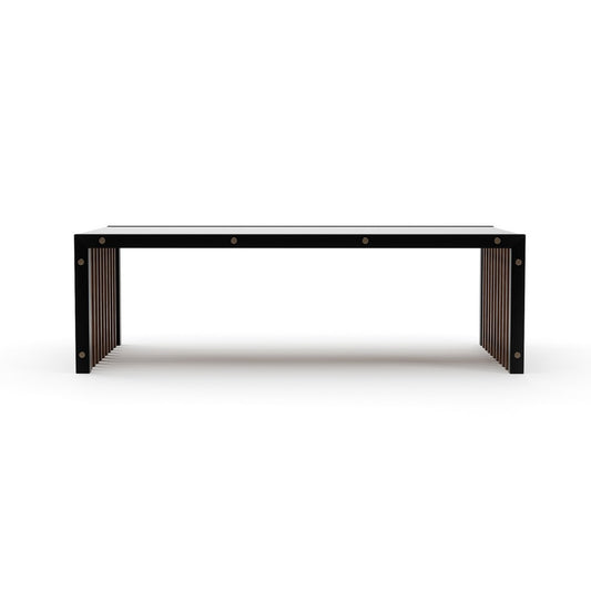 Caracole - Pinstripe Dark Cocktail Table - CLA-025-404 view 2