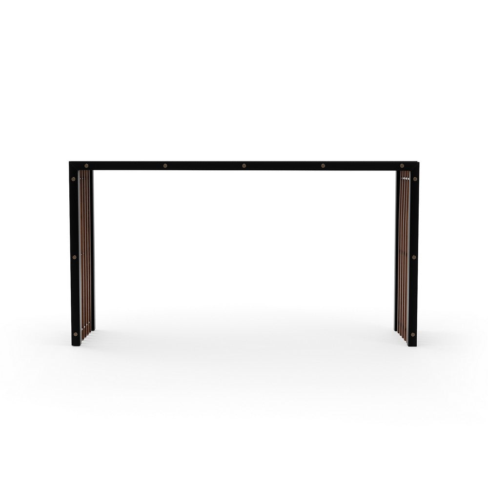 Caracole - Pinstripe Dark Console Table - CLA-025-446 view 2