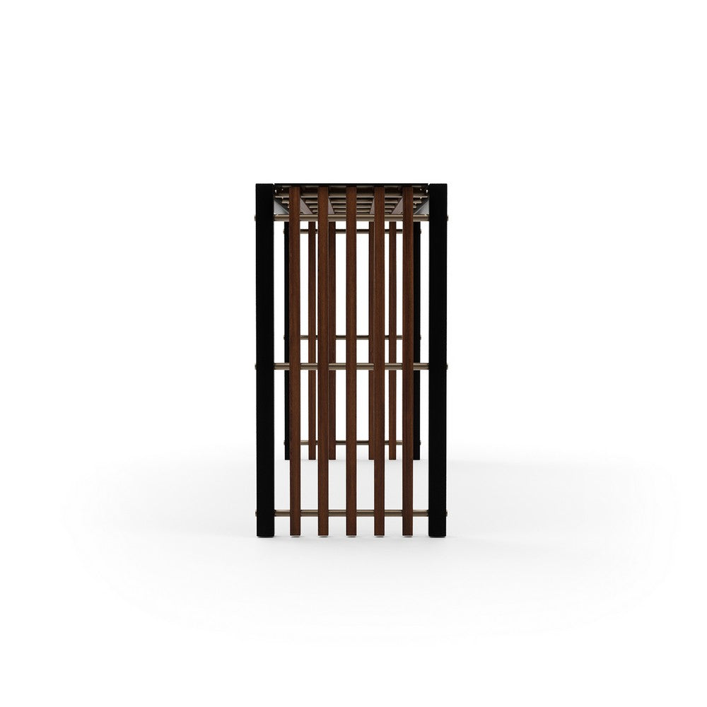 Caracole - Pinstripe Dark Console Table - CLA-025-446 view 3